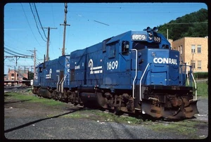 Original Schienenschlitten - CR Conrail 1609+ Dover NJ 21.06.1986 - Bild 1 von 1