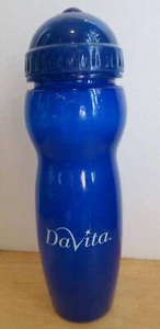 New DAVITA Logo 9" Plastic WATER BOTTLE Kidney Dialysis Healthcare Drink Academy - Picture 1 of 3