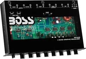 Ecualizador preamplificador de 4 bandas Boss EQ1208 + entrada RCA + salida de subfoofer + doble color - Imagen 1 de 4