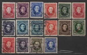 Slovakia small lot of used stamps ANDREJ HLINKA 1939 - Picture 1 of 1