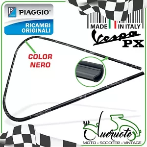 BORDO SCUDO IN PLASTICA NERO PER VESPA PX 125 150 200 T5 PE ARCOBALENO PIAGGIO - Foto 1 di 3