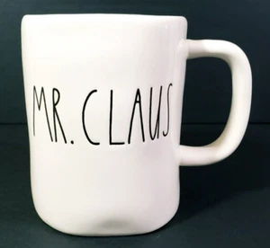 Mr. Claus Coffee Cup Tea Mug White 5" x 4" Rae Dunn by Magenta - Picture 1 of 10