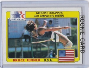 TARJETA DE NOVATO BRUCE JENNER Juegos Olímpicos RARA DE COLECCIÓN Equipo EE. UU. RC Decathlon ¡ORO! - Imagen 1 de 2