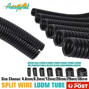 Auto Electrical Wire Cover Management Organize Conduit Split Cable Loom Tubing - Picture 1 of 20