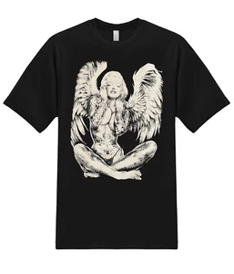 Marilyn Monroe gefallener Engel blond Hollywood sexy Ikone grafische T-Shirts - Bild 1 von 6