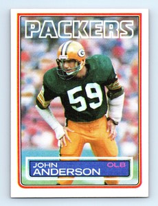 1983 Topps John Anderson RC Green Bay Packers #75