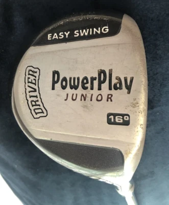 39.5” RH YOUTH POWER PLAY EASY SWING JUNIOR 16 DEG DRIVER GOLF CLUB EXCELLENT - Image 1 of 4