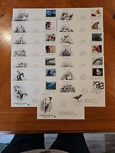 US FDC FIRST DAY COVERS  1996 - Complete Set Of "Endangered Species" - LOT OF 15