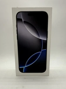 New Apple iPhone 16 Pro Max 256GB VERIZON Black Titanium MYW33LL/A SEALED - Picture 1 of 2