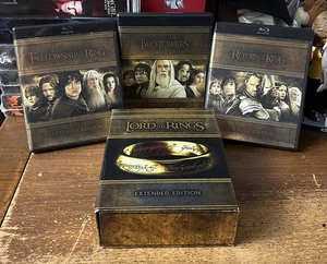 Lord Of The Rings Trilogy Extended Edition  Blu-ray Fellowship Two Towers Return - Picture 1 of 13