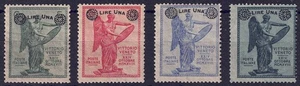 ITALIEN KÖNIGREICH 1924 Sieg überdruckt 4v MNH ** - Bild 1 von 2