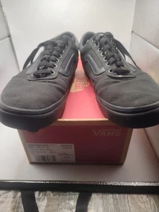 Vans Ward Canvas Black/Black Sneakers For Men 9.5 Mint Condition Free Shipping - Picture 1 of 5