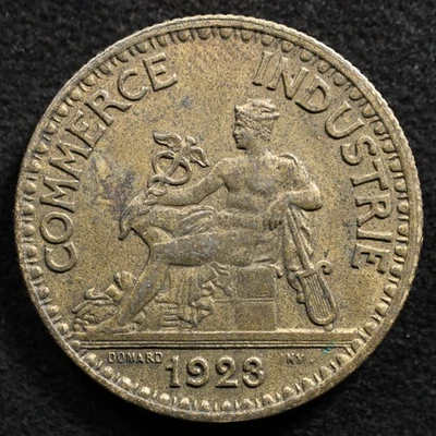 Francia 2 Francos 1923, Moneda, Inv#E893 Foto 1 de 2