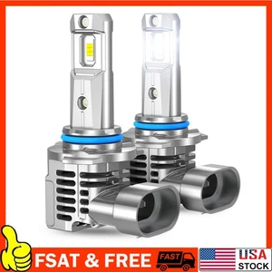 2x 9005 LED Headlight Super Bright Bulb Kit White 6500K 360000LM High/Low Beam B - Picture 1 of 14