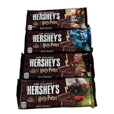 Harry Potter Hershey 4 Barras Hermione Momentos Mágicos Hogwarts Express Coche Volador Foto 1 de 3