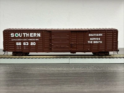Overland Models HO Brass OMI-3020 P/S 63’ STD. Waffle Boxcar Southern #566320 - Image 1 of 4
