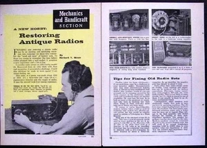 Restoring Antique Radios 1961 How-To INFO & Tips Magnavox RCA Federal & more - Picture 1 of 2