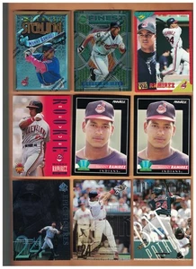 Manny Ramirez 1996 TOPPS FINEST REFRACTOR CARD WITH PINNACLE ROOKIES & OTHERS - Picture 1 of 1