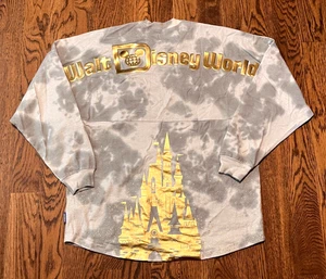 Maglia Disney World Spirit Castello di Cenerentola media cravatta tinta stampa 3D usata in ottime condizioni - Foto 1 di 3