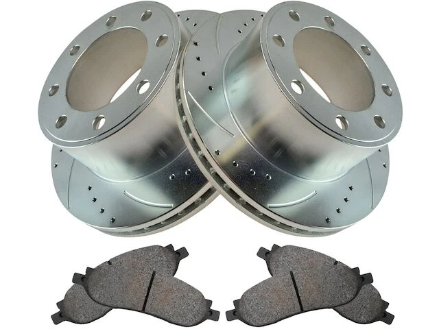 Kit de pastillas de freno trasero y rotor para Ford F250 Super Duty 2006 2005-2007 KP176PR Foto 1 de 1