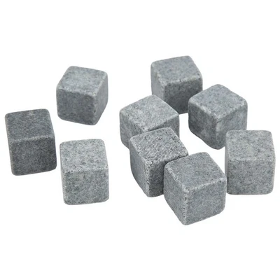 Whiskey Stones 2cm Granite Whiskey Ice Tart Stone Flannel Bag DIY Accessory - Image 1 of 4