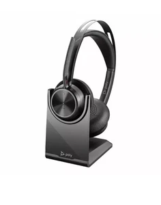 Poly - Voyager Focus 2 UC Zestaw słuchawkowy - Bluetooth Dual-Ear **NOWY ** - Zdjęcie 1 z 6