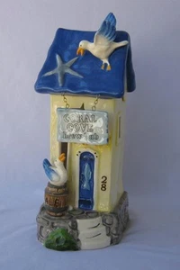 Blue Sky Heather Goldminc CORAL COVE BREW PUB Tealight Candle Holder - Picture 1 of 12