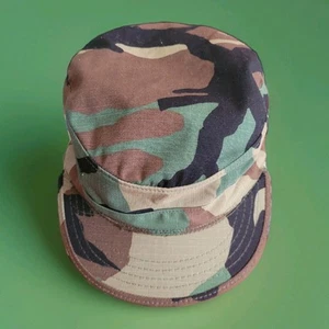 Vintage US Army Hot Weather Hat Cap Woodland Camouflage I Believe 1980s Or 90s - Picture 1 of 6