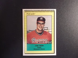 1991 ProCards Richmond Braves John Grubb Karte # 2586 - Bild 1 von 2