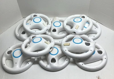 Lote de 10 mandos de volante Nintendo Wii para mando Wii blanco Foto 1 de 4