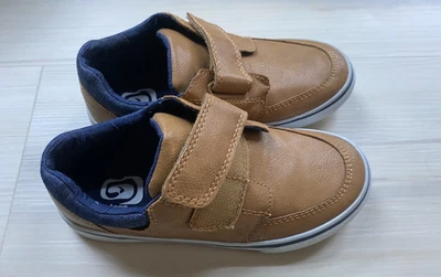 Kids Children’s Place Boys Dress Elegant Shoes Light Brown Beige Size 13 Youth - Image 1 of 4