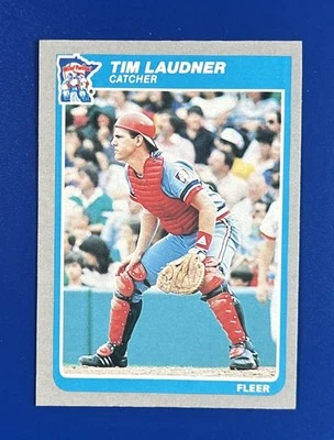 1985 Fleer Baseball Tim Laudner Minnesota Twins #283 - Image 1 of 2