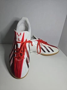 Scarpe Adidas F10 IC - Messi, Rosso, Bianco, Uomo Taglia 8 - Foto 1 di 8