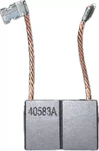 Cepillos de carbono Clarke B2 con cable (juego de 2) - pieza #40583A - repuesto OEM - Imagen 1 de 9