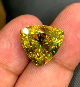 8.00 Ct Natural Full Fire Sphene Titanite Gemstone For Jewellery Making 5AIW - Picture 1 of 4