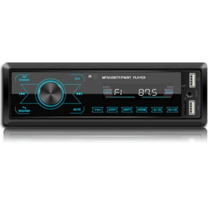 Radio Car Stereo Bluetooth Single 1DIN MP3 Player FM/USB/AUX In-dash Head Unit - Picture 1 of 24