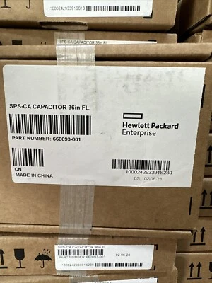 2023 MFG Date HP FBWC Capacitor Pack 36" 660093-001 654873-003 - Image 1 of 4