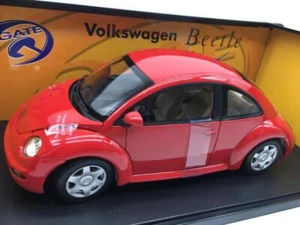 1:18 Autoart Volkswagen New Beetle Coupe 1998 Rosso Gate Series GA01037 Model - Picture 1 of 2