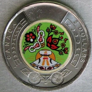 CANADA/ KANADA_2 Dollars 2023_National Indigenous Peoples Day_color_lose_unc - Picture 1 of 2