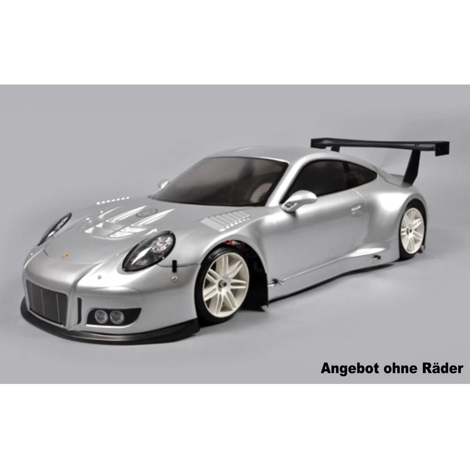 FG Modellsport 1:5 Karosserie Set lackiert beklebt Porsche GT3 R Silber 05189 - Bild 1 von 1