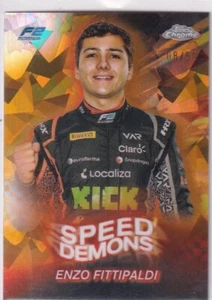 Topps 2024 Chrome Formula 1 No. SD-23 Enzo Fittipaldi Gold Sapphire 8/50 - Bild 1 von 2