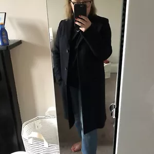 Cos Navy Wool Coat - Picture 1 of 3