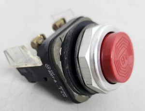 😎 ALLEN BRADLEY 800T-B CABEZA EXTENDIDA ROJO PULSADOR MOMENTÁNEO 800T-XD2 - Imagen 1 de 6