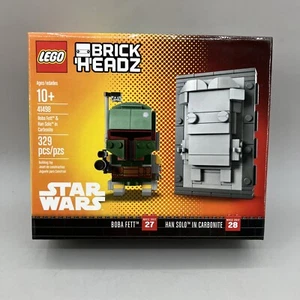 LEGO BrickHeadz Star Wars Boba Fett & Han Solo en Carbonita 41498 - NYCC 2017 - Imagen 1 de 8
