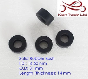 16,5x31x14mm PANELSCHLOSS GUMMI STOSSDÄMPFER HALTERUNG ÄRMEL MOTORRAD (MCR-404a) - Bild 1 von 1