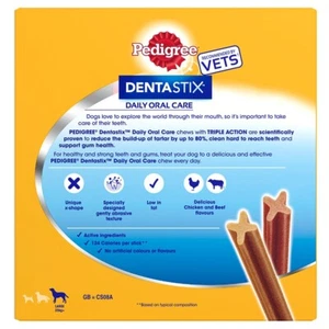 Pedigree Dentastix Daily Adult Large Dog Treats ( 21stk x 4 ) - Picture 1 of 1