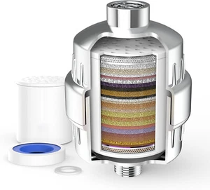 MEKO 36 Stage Shower Filter for Hard Water, Multi-Stage Shower Water Filter - Picture 1 of 7