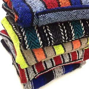 Mexican Poncho Baja Hoodie Surfer Skater Drug Rug Jacket Made in Mexico Unisex - Picture 1 of 59