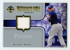 2007 Ultimate Collection Ultimate Star Materials #SM-BS Ben Sheets