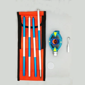 NEW MINI PRISM 17.5MM CONSTANT WITH 4 POLES&SOFT BAG FOR TOTAL STATIONS - Picture 1 of 3